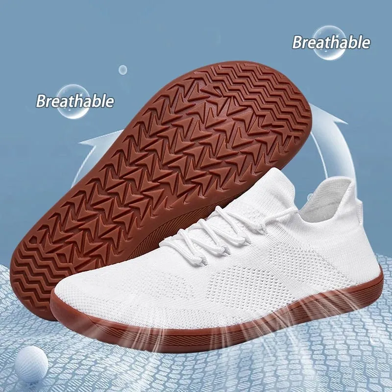 Wide Toe Barefoot Shoes Mens Womens Minimalist Walking Sneakers Shoes | Zero Drop Sole | Breathable Mesh
