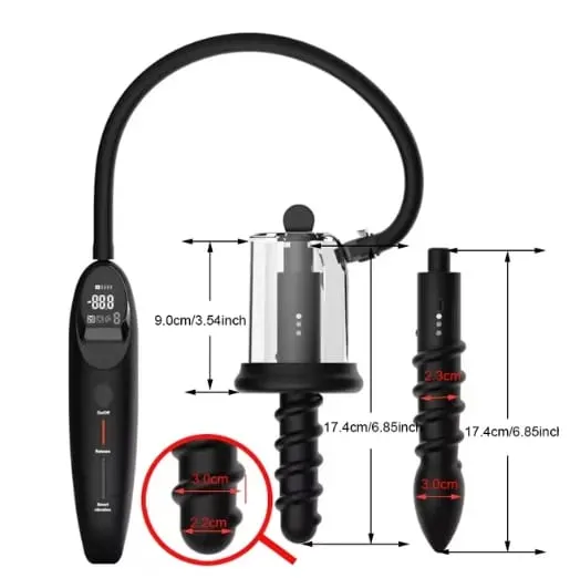 Electric Vibration Sucking Anus Rosebud Pump Vibrating Butt Plug Vacuum Sucker Male Prostate Massager Tool Anal Sex Toys For Men