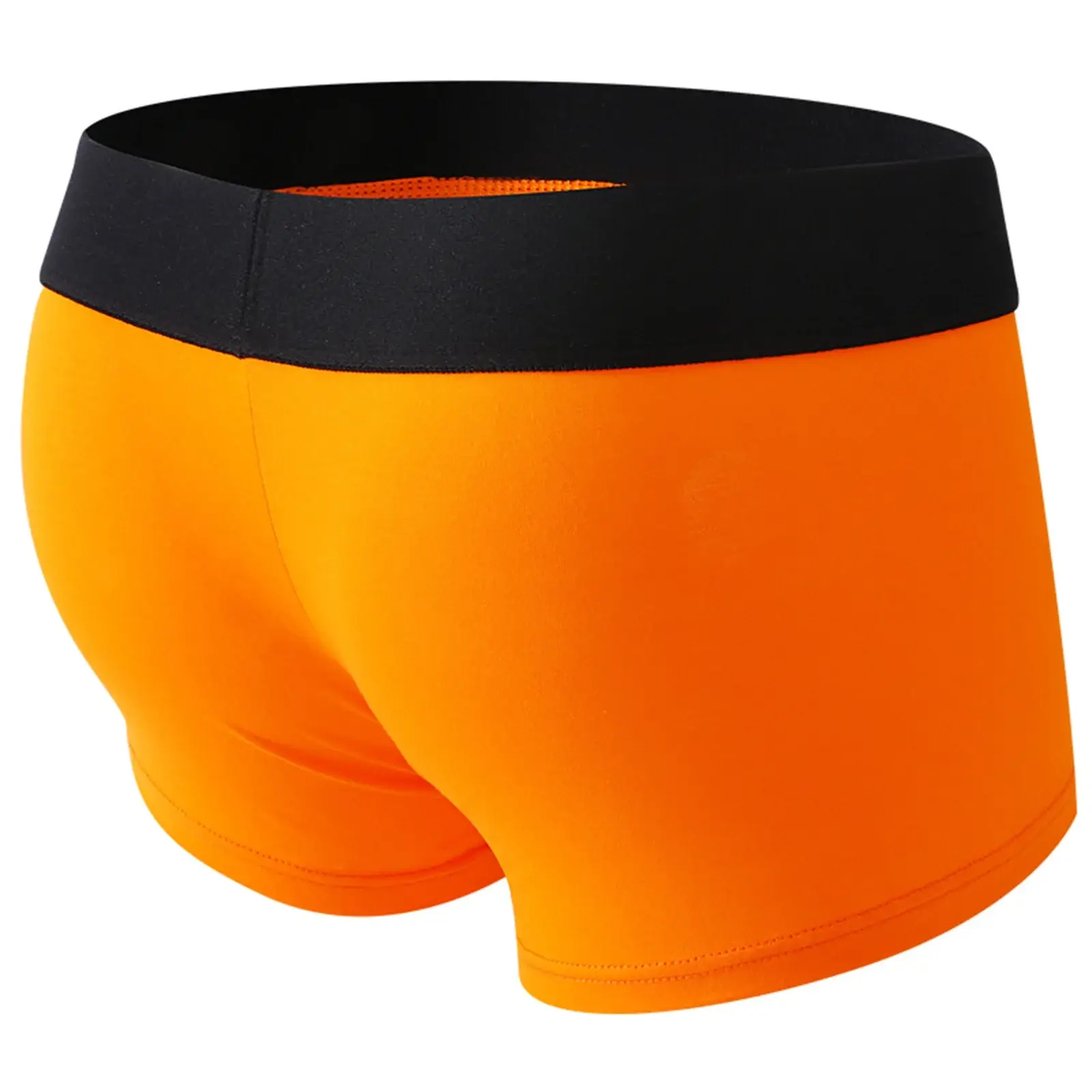 Herren-Boxershorts mit Vorderloch-Beutel, Unterwäsche, Silikon-Cockring, sexy Boxershorts, breiter Bund, Baumwollunterhose, aushöhlen, Dessous