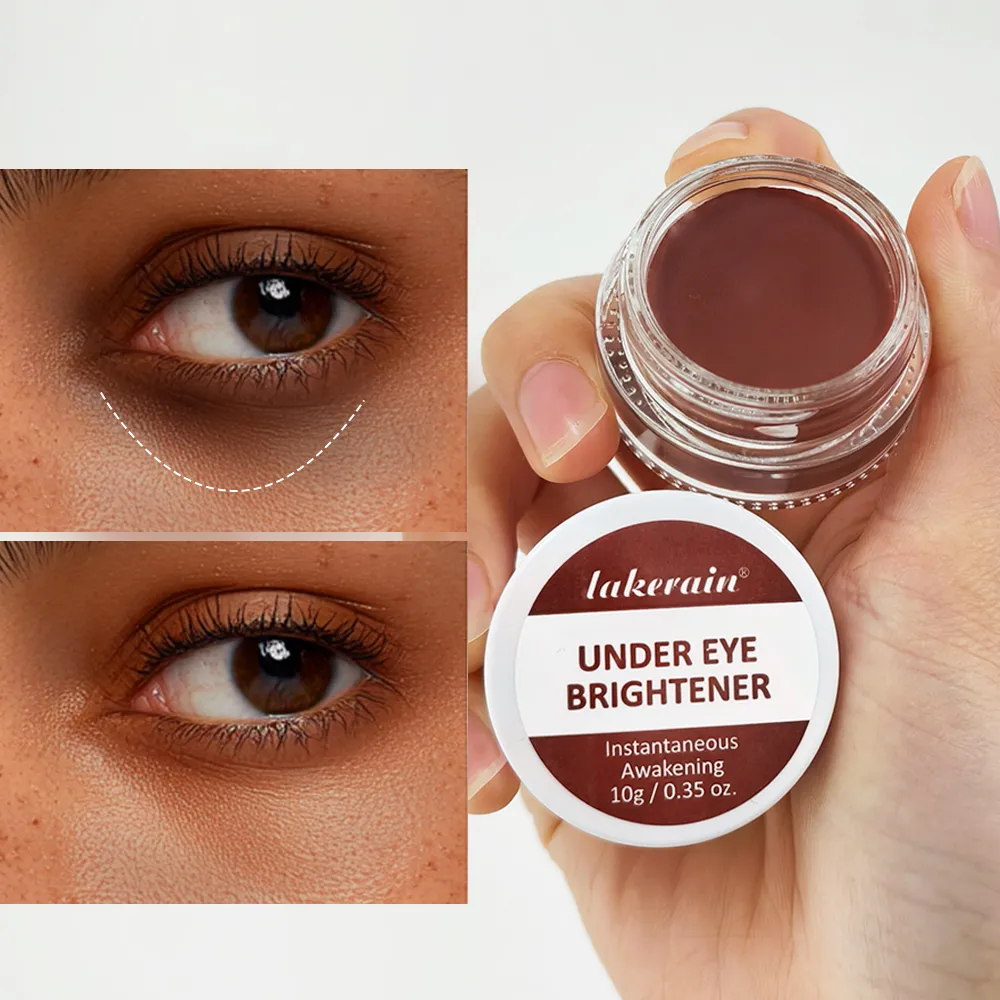 Lakerain Eye Concealer Brightener Cover Dark Circles Nourish Skin Correcting Makeup Nude Tan Shades Long Lasting Cosmetics