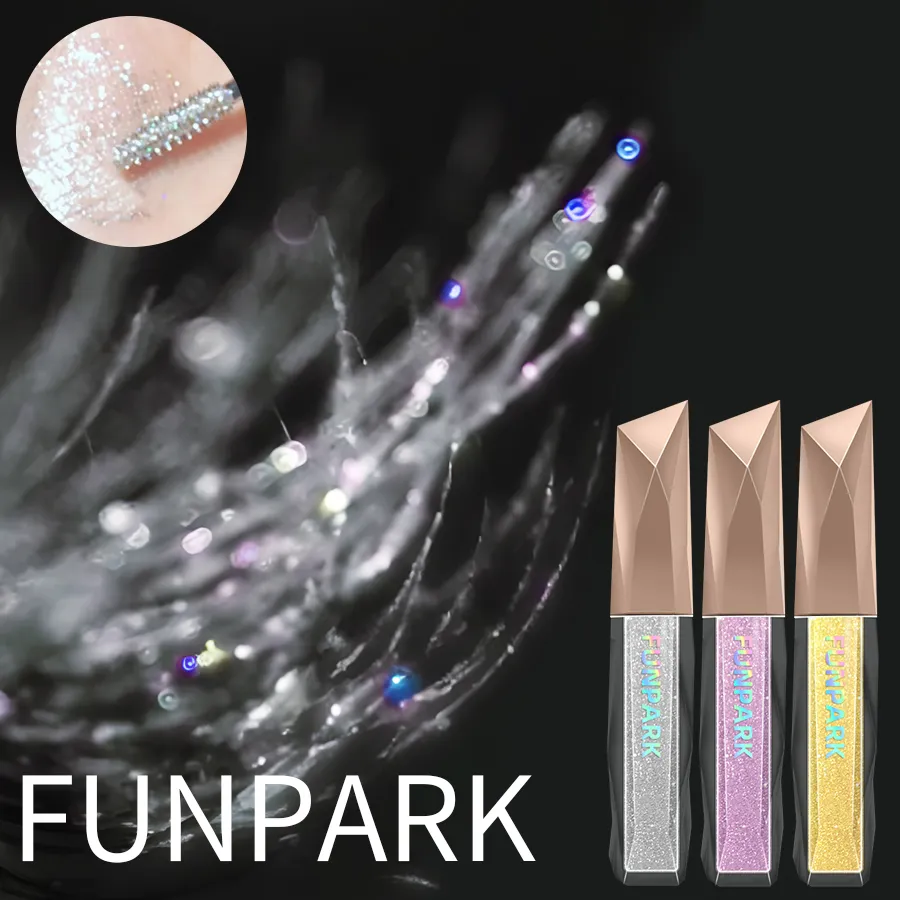 1pc Waterproof Diamond Shine Volume Curl Mascara-Glitter Snow Effect for Eye Lash Makeup Women's Cosmetic Smudge-proof Mascara — image 2