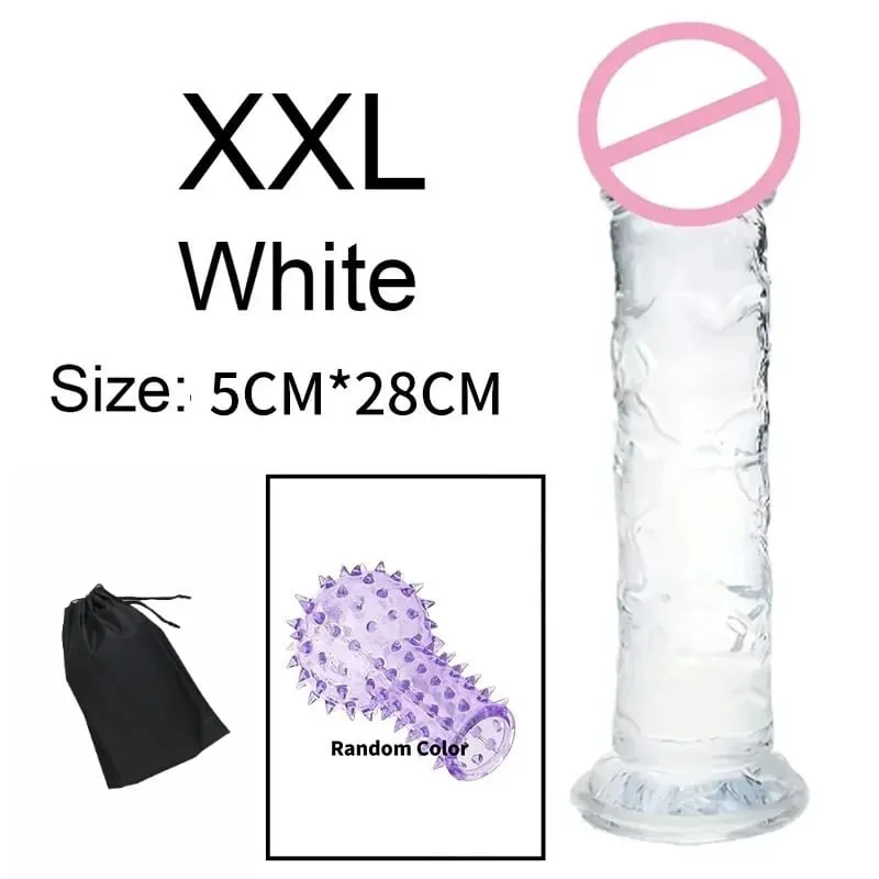 Super Cheap 6 Sizes Realistic Soft Jelly Dildo Butt Plug Anal Plugs Adult Sex Toy for Women and Men Vaginal and Anal Masturbator