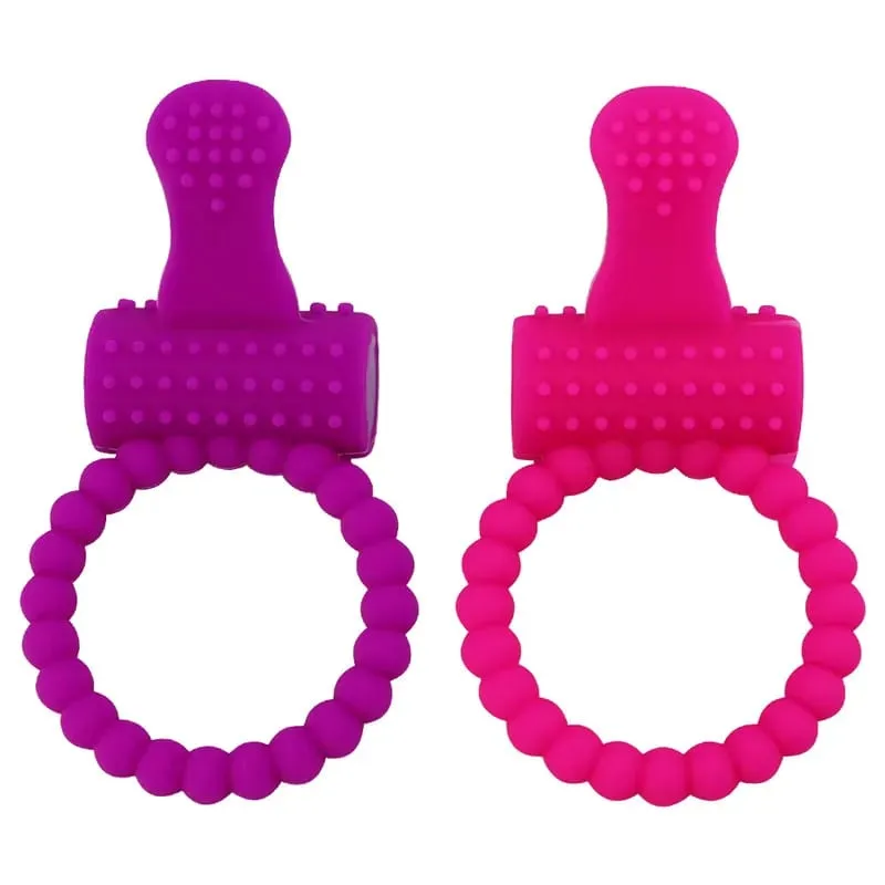 Cock Ring Vibrator Vibrating Rings Clitoral Stimulator Penis Erect Erection Enhance Sex Ability Product Sex Toys for Men