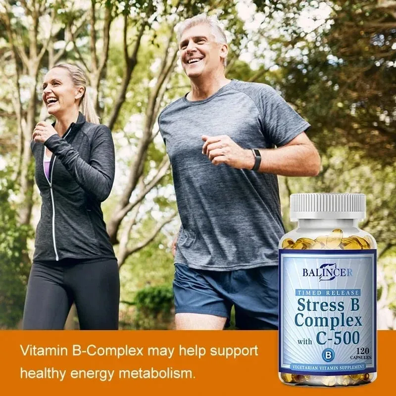 Vitamin B Complex Capsules - Helps Improve Immunity Neutralizes The Energy in Cells Improves Immunity and The Nervous System