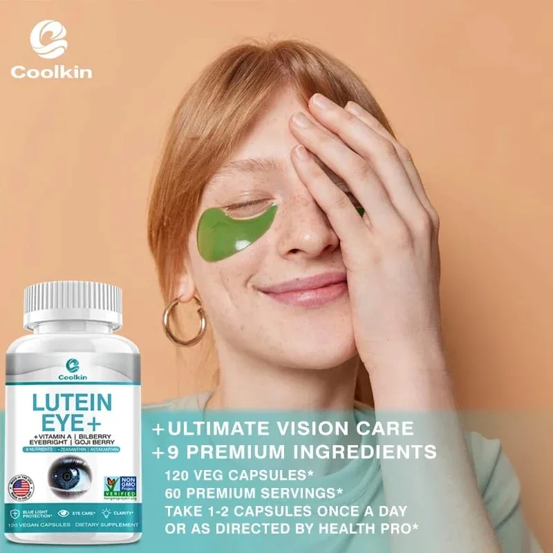 Suplemen Lutein - Vitamin A + Bilberry Eyebright + GO JI Wolfberry Untuk Meredakan Kelelahan dan Kekeringan MataKapsul — image 6