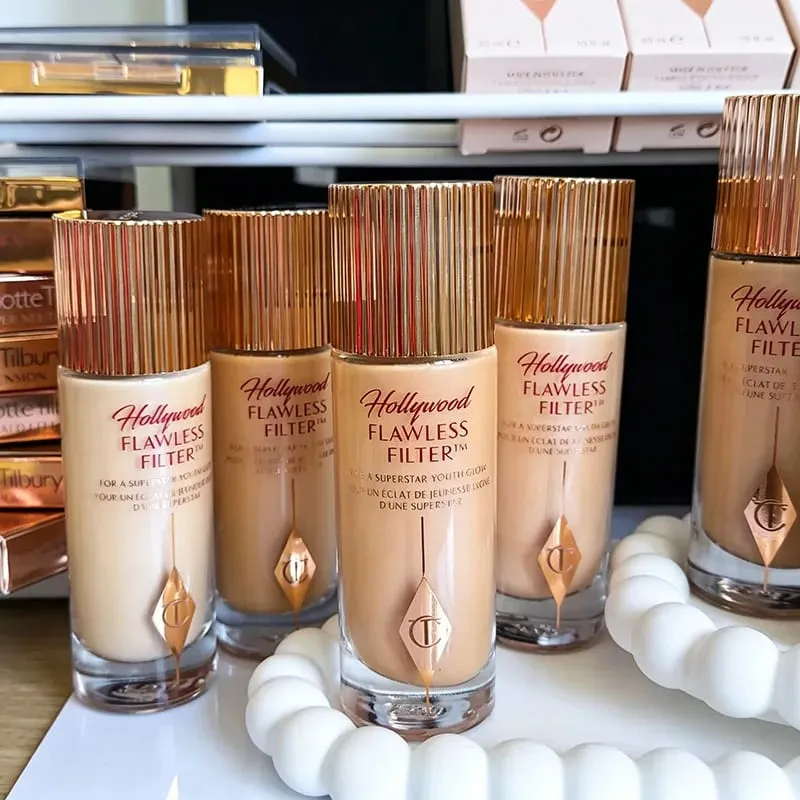 Charlotte Highlighter Foundation Continuously Texture of The Makeup Hydrating Concealer Setting Spray Essence Tilbury Cosmetic