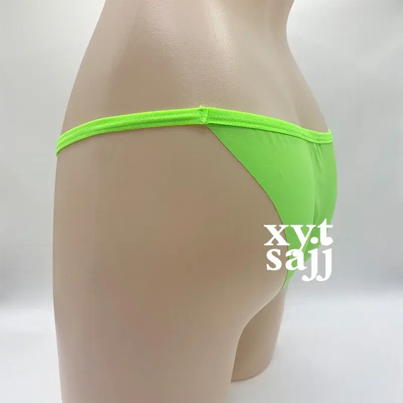 Quần lót tam giác Unisex cạp thấp Một mảnh đúc màu trơn Thiết kế không co giãn Không bó sát Thoải mái Quần lót ngắn gọn gợi cảm