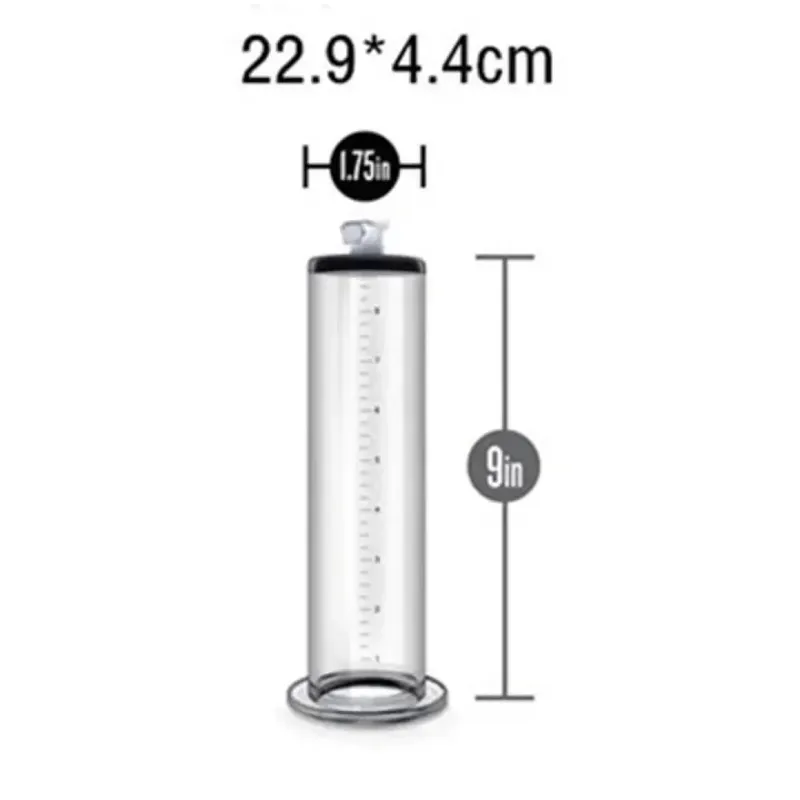 Male Penis Enlarger Vacuum Pump Penis Enlargement Enhancer Adult Sex Toy for Men Lasting Trainer Erotic Products Vacuum Cylinder