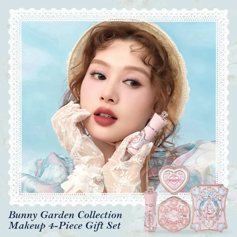 Flower Knows Bunny Garden Collection Gift Sets Makeup Lip Cream Blush Cushion Cream Foundation Makeup Kit Full Professional