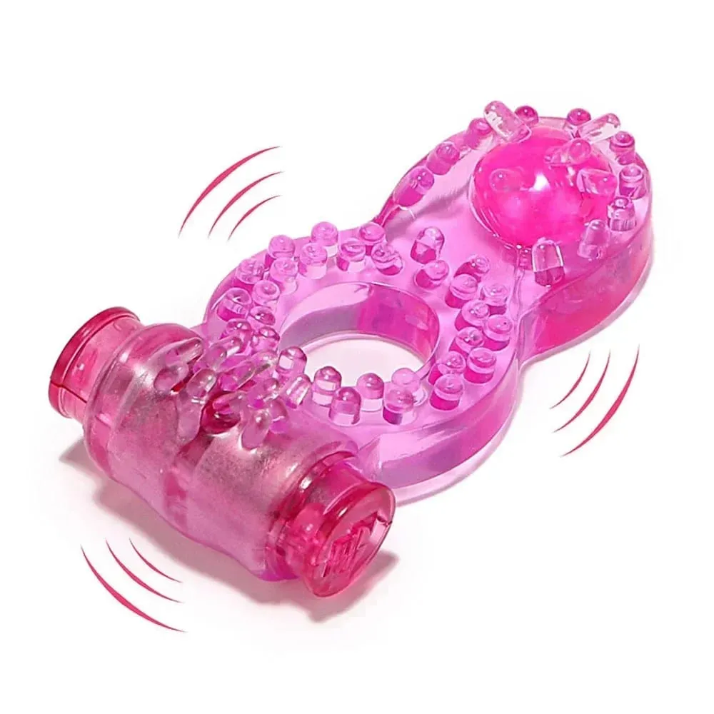 Vibrator Masturbators Penis Ring Clit Vibrating Delayed Ejaculation G-spot Stimulation Cock Ring Sex Toys For Men
