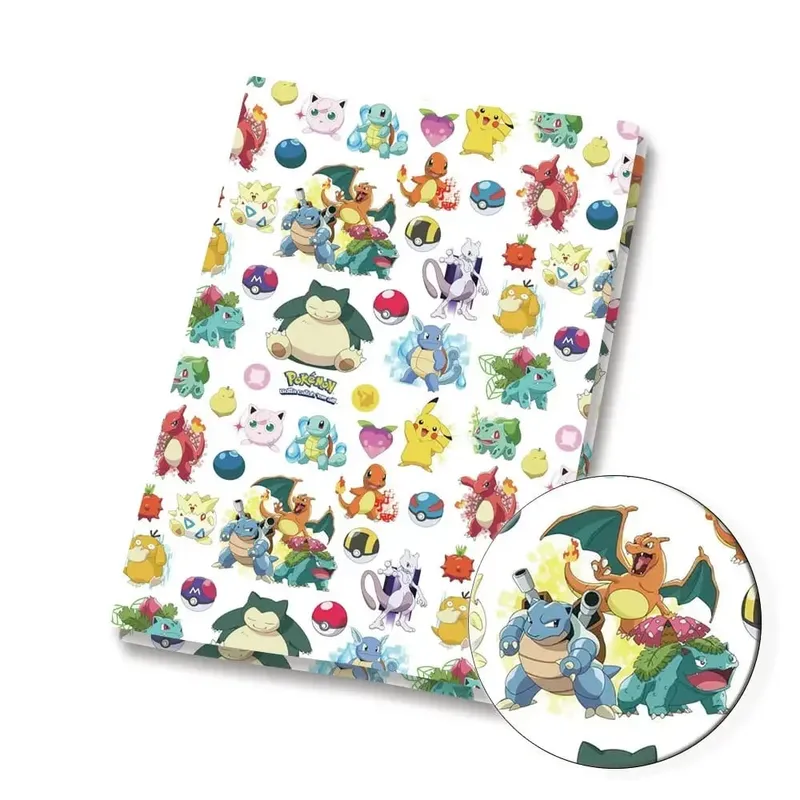 Pokemon Cartoon Fabric140*50cm Ruční šití Patchwork Quiltování Dětské šaty Domácí prostěradlo Potištěná látka Fabric Šití děti