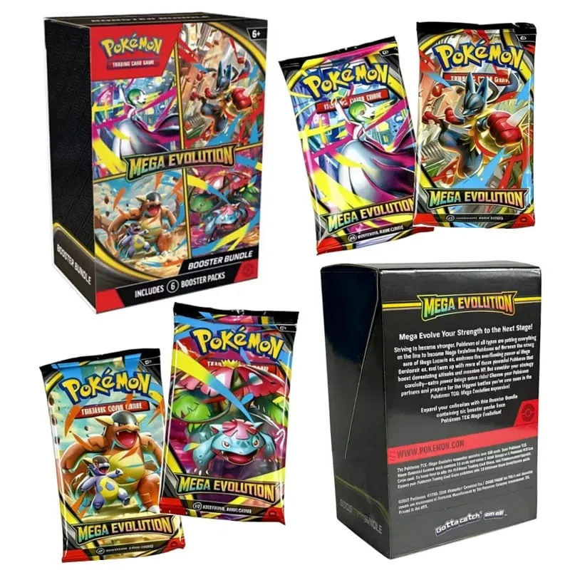 Trading Poke Cards Ascended Heroes Mega Evolution Sword Shield Series 72 Shiny Collectible Booster Bundle Booster Packs Gift