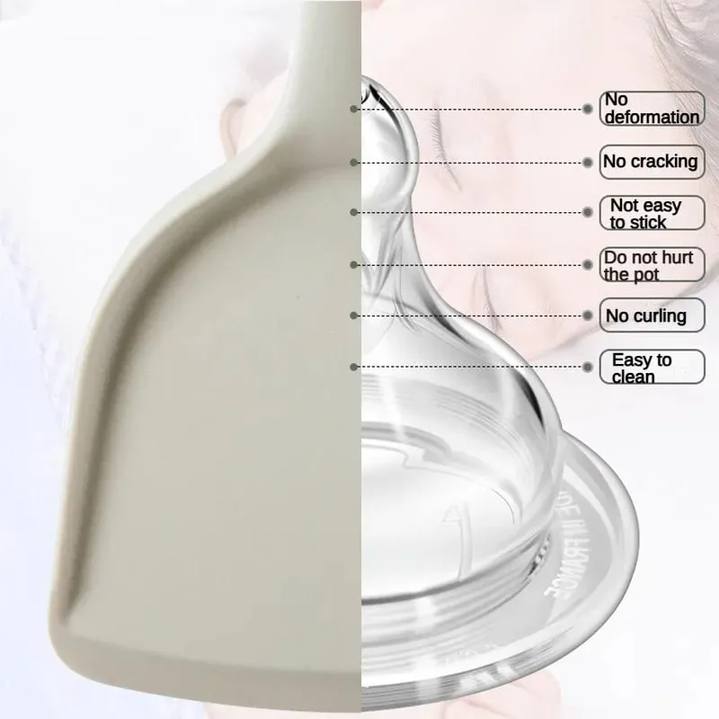 1/2/3/4set Grey white silicone spatula soup spoon set non-stick pan cooking tools kitchen cooking kit