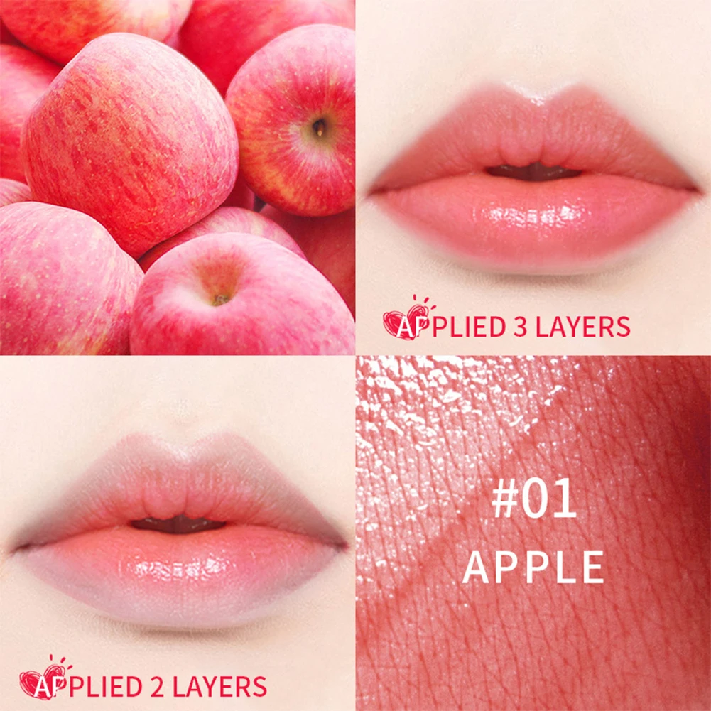 Lip Gloss Tint Makeup Cheek Tint Blush Moisturizing Mirror Liquid Lipsticks Waterproof Long Lasting Lip Glaze Cosmetic