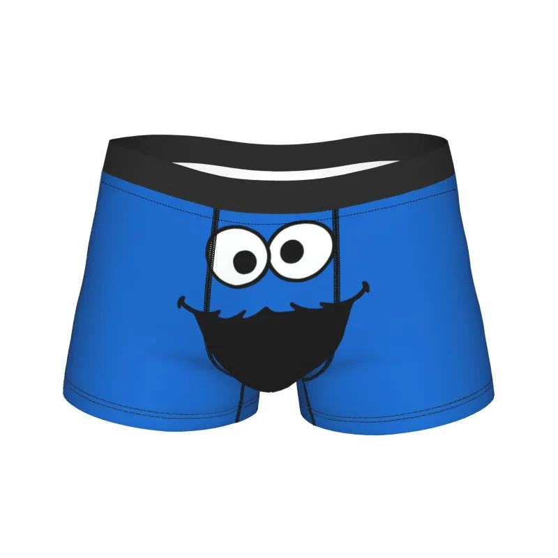 S-Sesames Streets Tango Elmo & Grover Pakaian Dalam Pria Celana Pendek Celana Lucu Boxershorts Bea Cukai Kualitas Kebesaran Celana Dalam