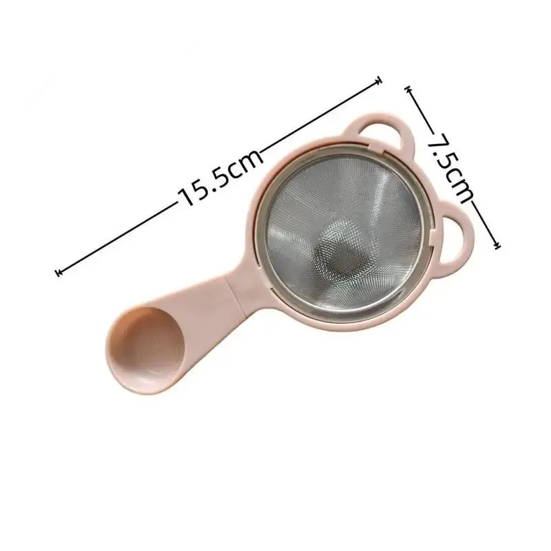 Mini Fine Mesh Sieve Tea Strainers Coffee Flour Kitchen Filter Stainless Steel Fine Matcha Strainer With Binaural 7.5cm Diameter