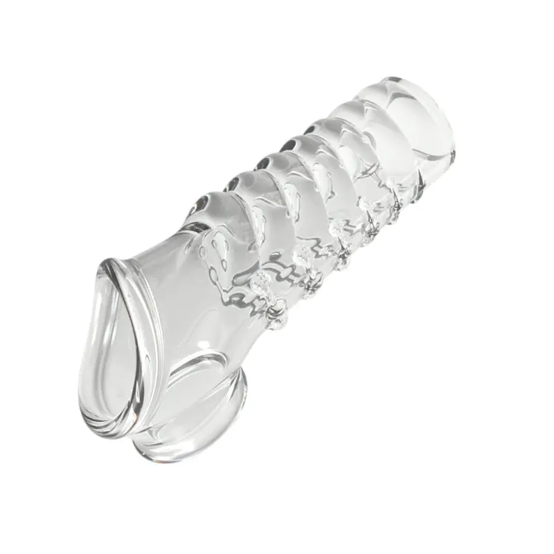 New Penis Ring Extension Sleeve Reusable Cock Rings Delayed Ejaculation Condoms Male Penis Sex Toys For Men Adult 18 No Vibrator — image 6