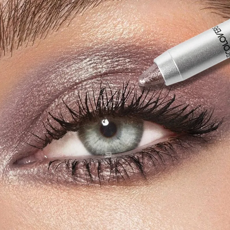12pcs Eye Makeup Collection Shimmer Eye Shadow Liquid Eyeliner Soft Eye Makeup Brushes Daily Eye Beauty Cosmetic Set — image 5
