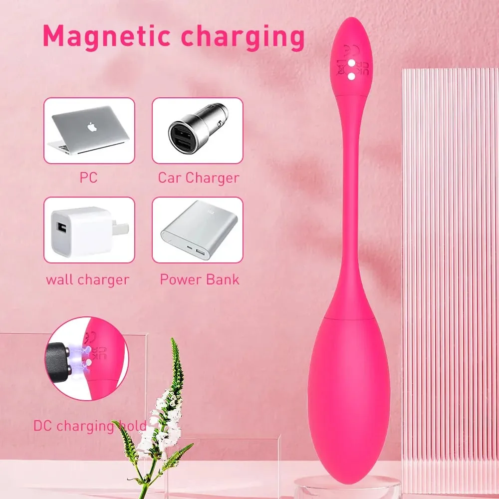 APP Control Electric Shock Vaginal Kegel Ball Vibrator For Women Wireless G Spot Stimulate Vibrating Egg Vibrator Sex Toys Femme