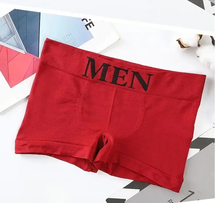 3 Pcs/Lot Panti ng Panlalaking Panloob na Kasuotang Panloob Boxers Breathable Man Boxer Solid na Pantalon Kumportableng Panlalaking Brand na Shorts Itim na Asul na Panloob