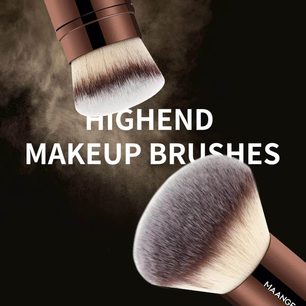 20pcs/set Pro Makeup Brushes Double Ended Foundation Concealers Blush Eye Shadows Brush for Liquid Cream Powder Blending