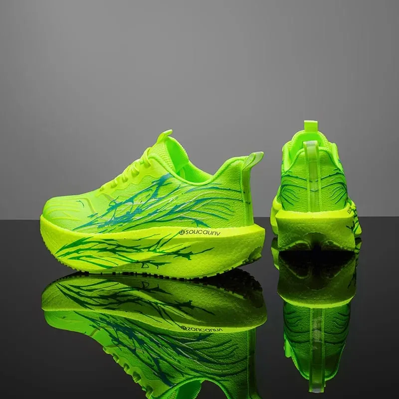 Marathon Men Running Shoes Lightweight Women's Comfortable Athletic Nonskid Sneakers Carbon Board Speciality Sports Breathable