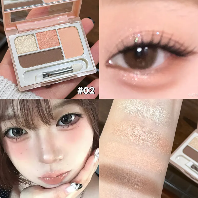 ART VALUE Pearlescent Eyeshadow Palette Makeup Lasting Glitter Matte Eye Shadow Shimmer Contouring Highlight Shadow Cosmetics