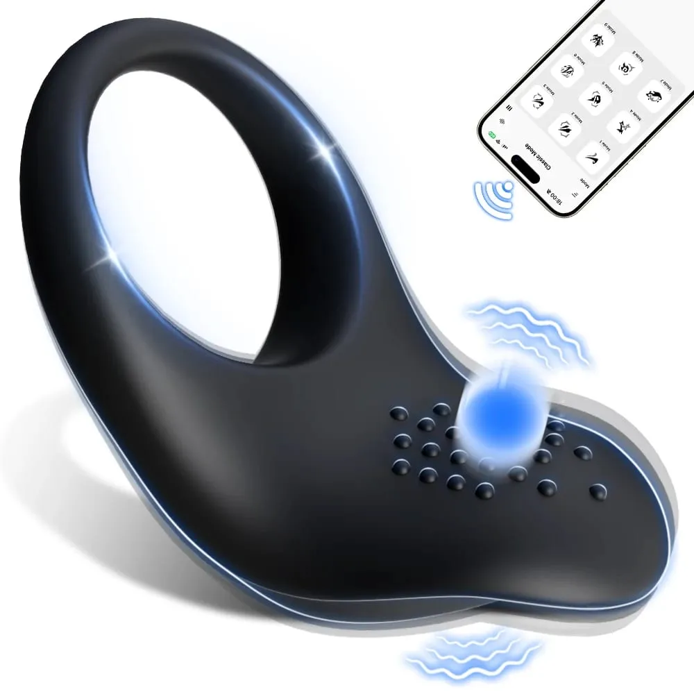 APP Control Vibrating Cock Ring for Men Penis Ring G Spot Clitoris Clit Stimulator Delay Ejaculation Sex Toy for Adult Products — image 1