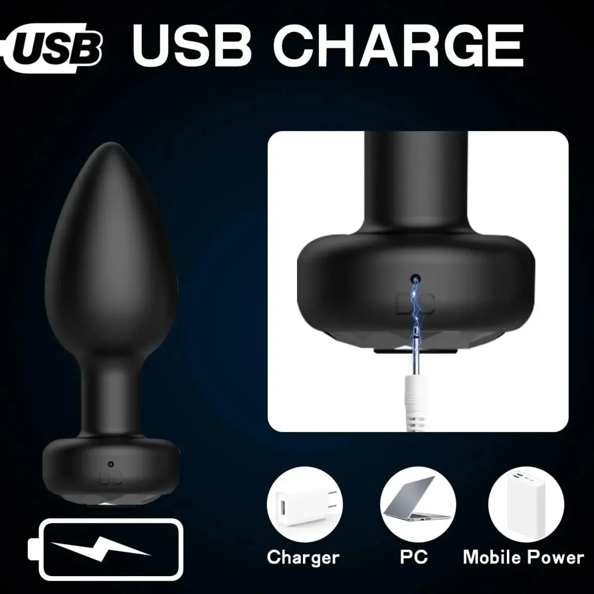 Anal Vibrator Wireless Remote Control Butt Plug Men Prostate Massager Female Vagina Masturbator for Adult Sex Toys Women Men Gay — image 4