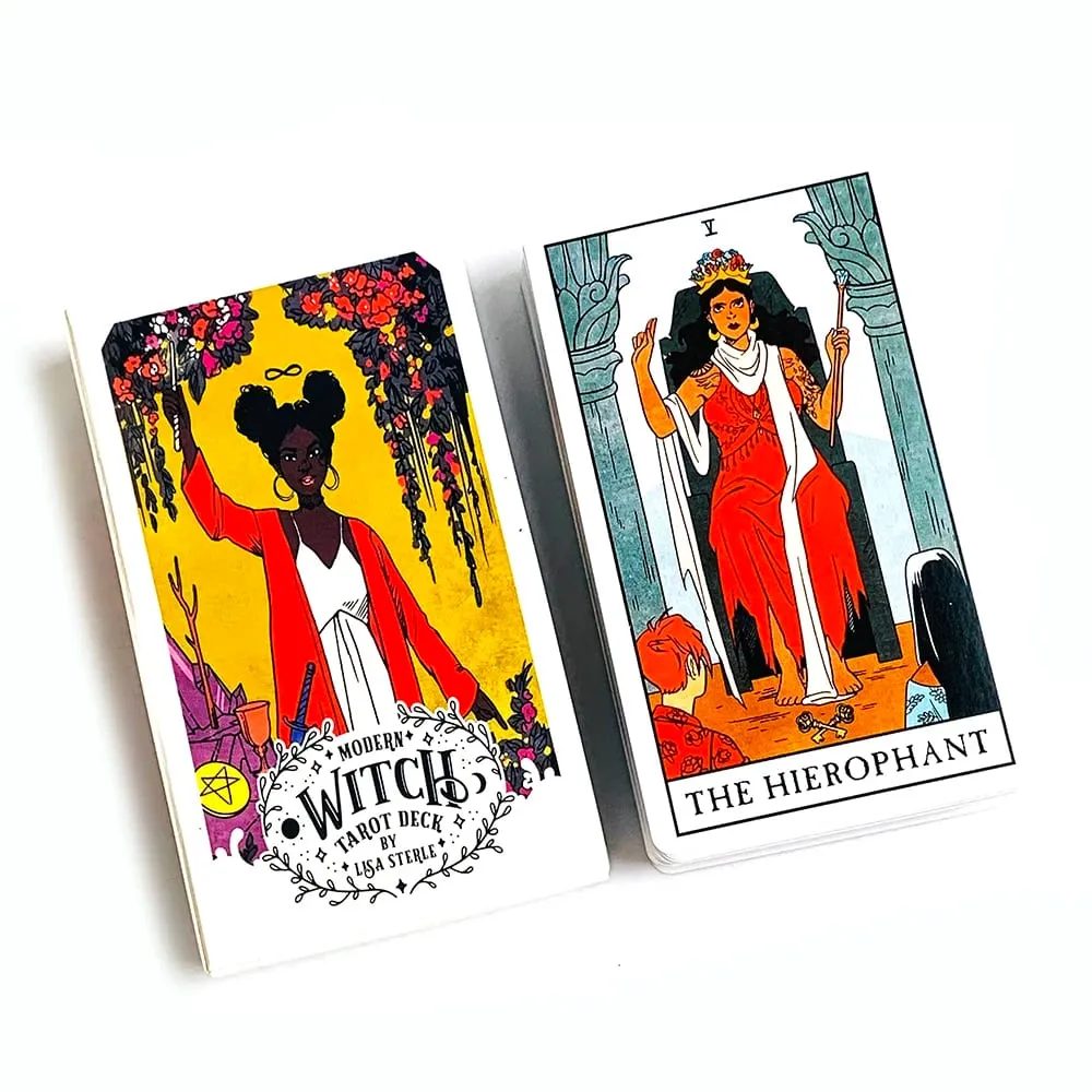 Cartes de Tarot de sorcière modernes, 78 jeux de cartes de Divination anglaise Oracle, parfaits pour les débutants, les femmes et les filles, usage personnel