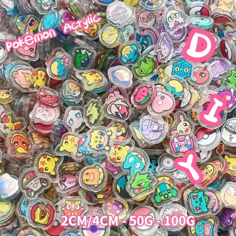 Parche acrílico de Pokémon DIY, colgante