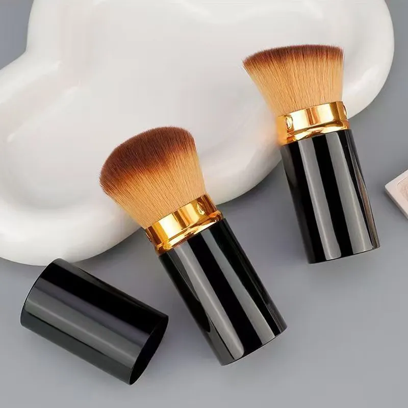 Travel Portable Makeup Brush Set with Storage Bag Blush Foundation Brush Cosmetic Brushes for On-the-Go Beauty Essentials