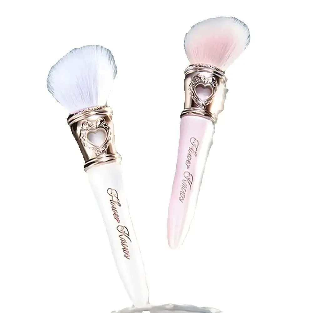 Flower Knows Bunny Garden Series Blush Brush - Flower Knows Wool Loose Powder Highlighter Cosmetic Tool for Makeup