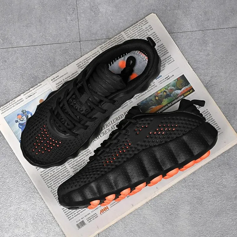 Men Comfortable Running Shoes Breathable Thick Sole Non-slip Casual Sports Shoes Cushioning Outdoor Walking Sneakers for Women