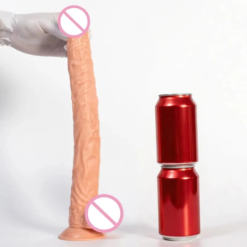 Realistic Soft PVC Dildo Strong Suction Cup Waterproof Veined Penis Flexible Vaginal Anal Sex Toys Female Masturbator Adult Item