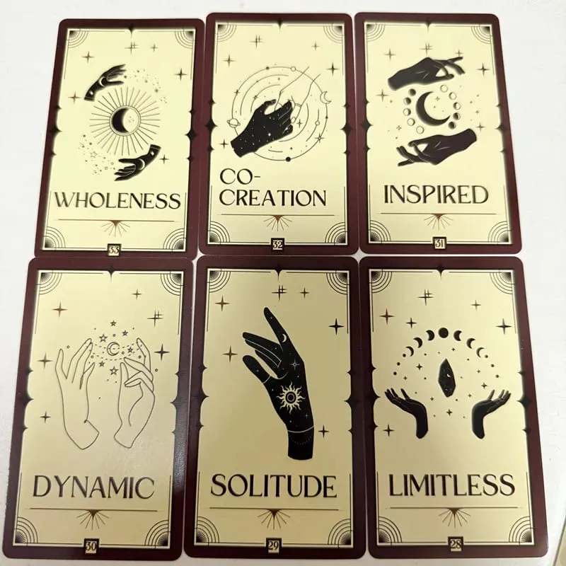 Manifestation oracle card 33 deck 10*6.3cm English Version Tarot Board games Throughout The Deck — image 2