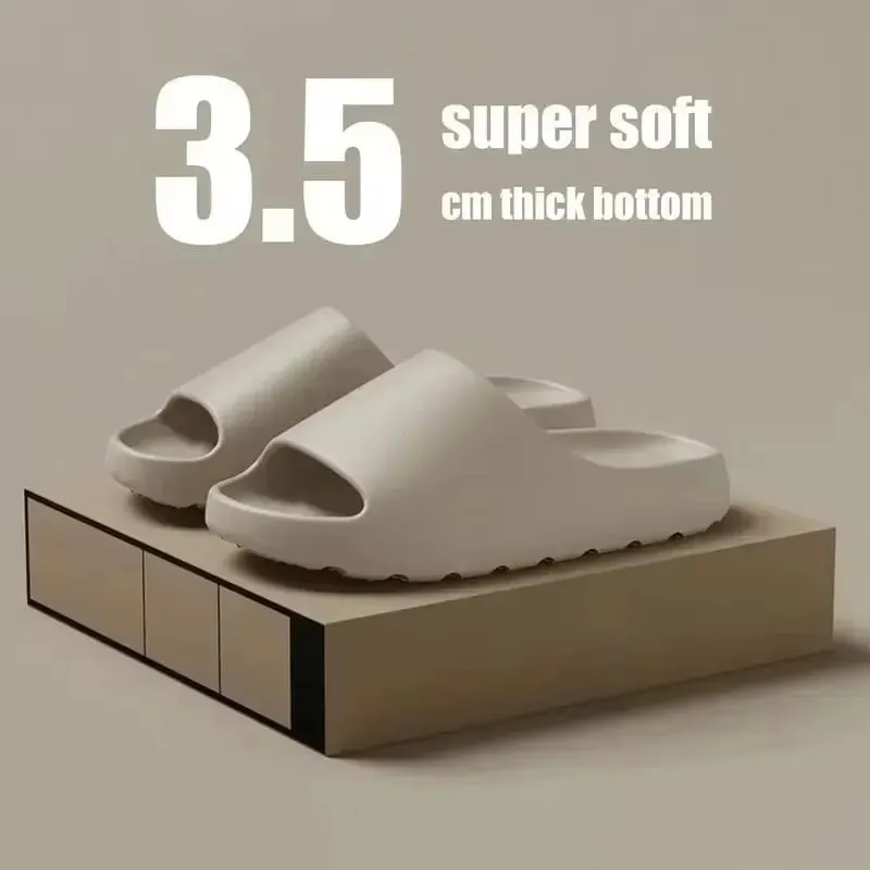 2025 Hot sales Coconut Slippers Cloud Thick-soled Sandals Summer Fashion Soft Bottom Beach Men Slippers Women's SandalsSlides