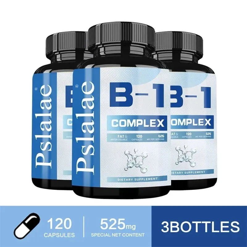 Vitamin B1 Complex - Improves Energy Levels Boosts Metabolism and Supports Nervous System HealthCapsule