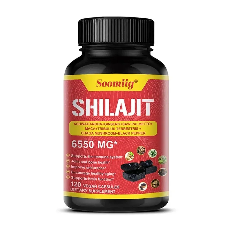 Pure Himalayan Shilajit Capsules - Supports Healthy Aging Bones and Joints Improves Energy Endurance and Muscle Recovery — image 9