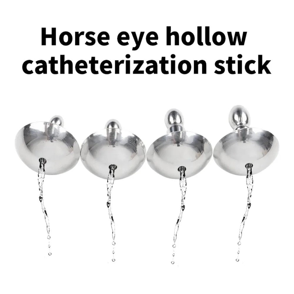Stainless Steel Urethral Catheter Dilator Horse Eye Stimulation Sex Toys for Men Gay Sounding Penis Plug Insert Urethra Catheter — image 2