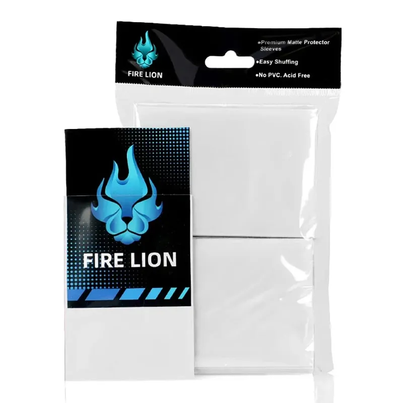 66x91mm 100PCS/Set Solid Matte Trading Card Sleeves Standard Size Card Protector for PTCG/TCG /MTG