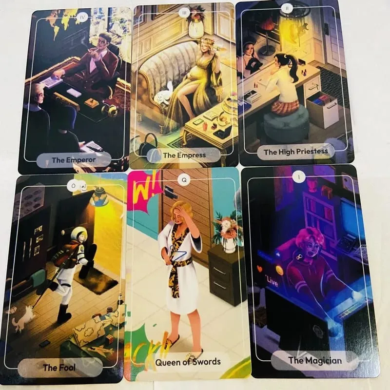 78 Stories Tarot Cards A 79 Cards Tarot Deck English Version Fortune Telling Divination Deck Game For Family Party Women