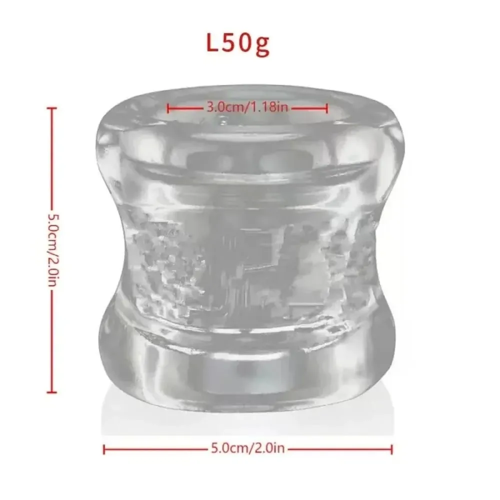 Stretcher Penis Rings Enlarger Erection Silicone Sleeves For Penis Enlargement Extender Testis Restraints Penis Rings Sex Toys