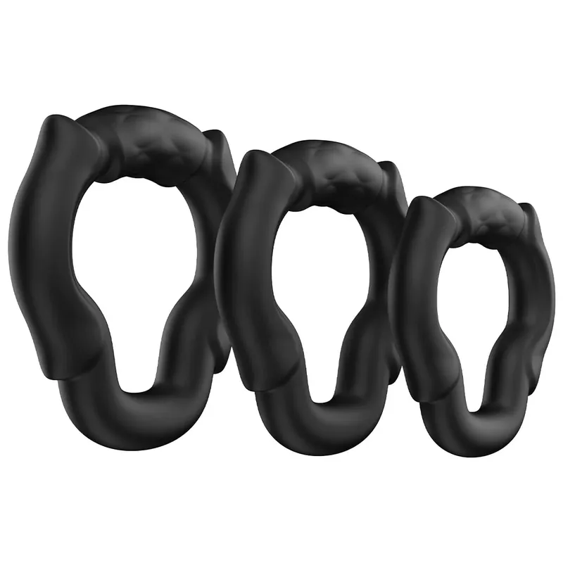 Cock Ring Reusable Silicone Penis Ring Delayed Ejaculation Penis Enlargement Dick Enlarger Semen Semen Lock Ring Sex Toy Men