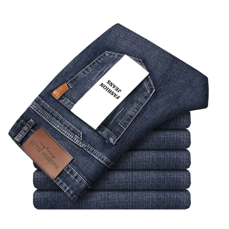 Wthinlee 8 Models Spring Autumn Business Jeans Men Casual Straight Stretch Fashion Classic Work Denim Trousers Brand Clothing — image 14