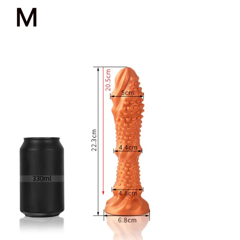 Wolf Tooth Stick Huge Long Anal Plug Big Dildo Butt Plug Anus Expansion Stimulator Prostate Massage Anal Sex Toys for Woman Men