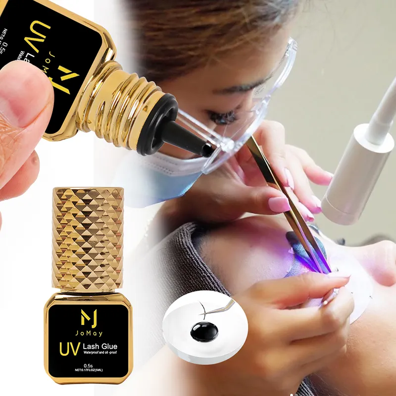 0.5Sec Eyelash Extension Glue Black Fast Dry UV Lashes Glue Black Eyelash Glue Lash Remover For UV Eyelash Extension — image 6