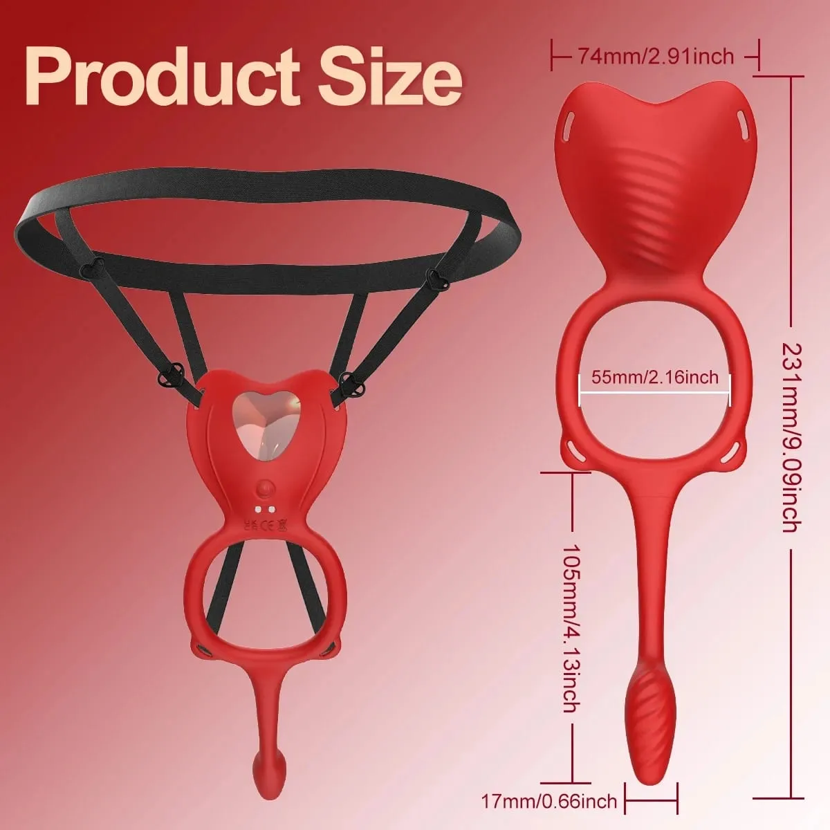 Wearable Panty Vibrator Female 10 Mode Wireless Control Vibrators G-Spot Penis Ring Clitoral Stimulator Couple Adult Sex Toy