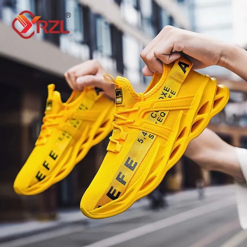 Mens Sneakers Lightweight Comfortable Mesh Breathable Sneakers Men Green Casual Shoes Thick Sole Running Shoes for Men