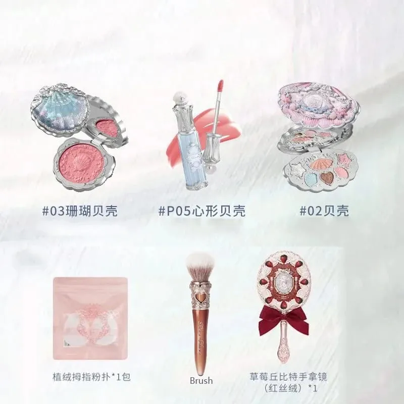 Flowerknows All-in-One make-up Dárková sada Oční stíny, korektor na tvářenku a glazura na rty Flower Know Kit Full Maquillage Professionnelle